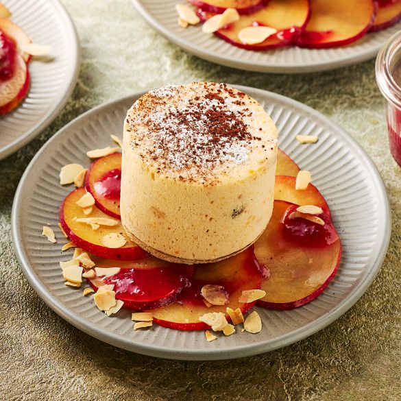 Törtchen von Kaiserschmarrnparfait