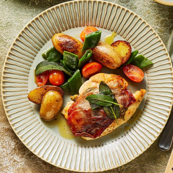 Saltimbocca von der Hähnchenbrust