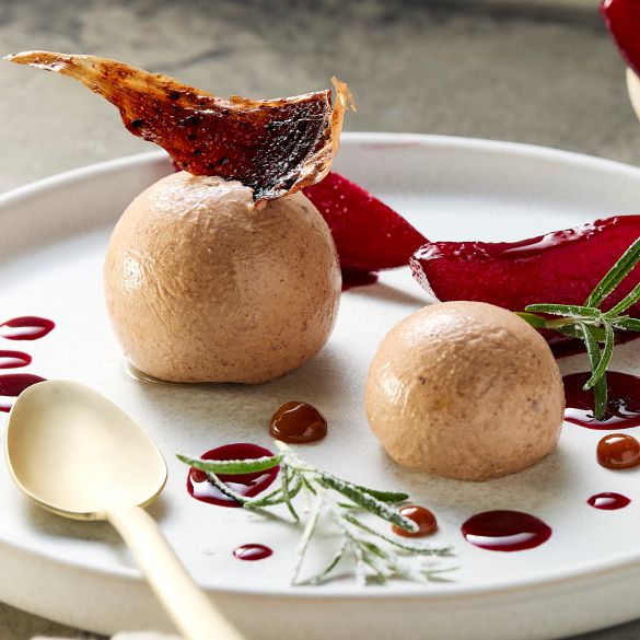 Shpären von Spekulatiusmousse groß und klein